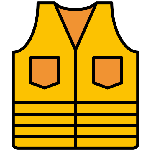 High visibility vest Generic Outline Color icon