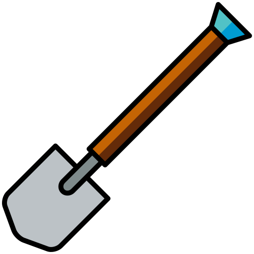 Shovel Generic Outline Color icon