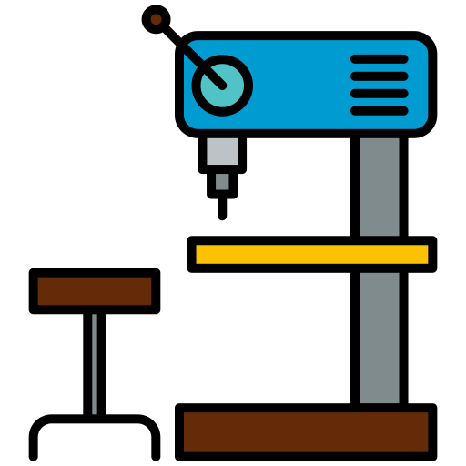 Drilling machine Generic Outline Color icon