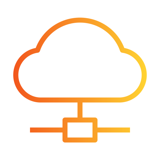 computación en la nube icono gratis