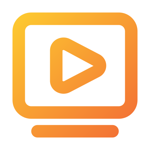 reproductor de video icono gratis