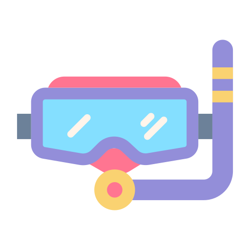 hacer snorkel icono gratis