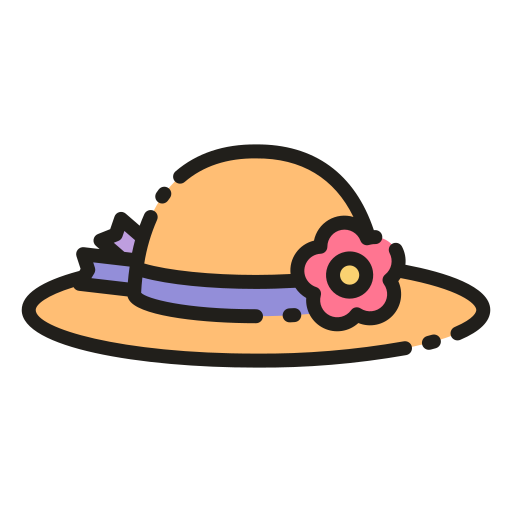 sombrero de pamela icono gratis