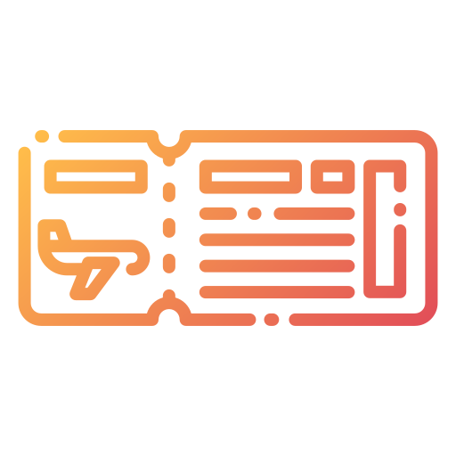 carte d'embarquement Icône gratuit