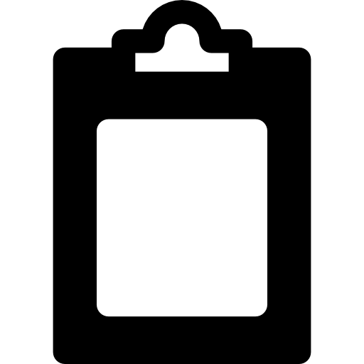 Clipboard Basic Rounded Filled icon