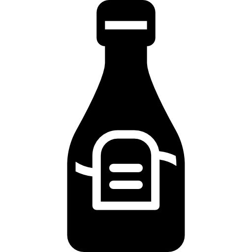 botella de salsa icono gratis