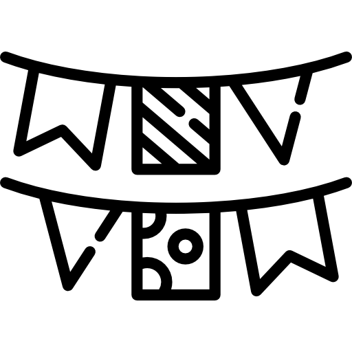 guirlande Icône gratuit