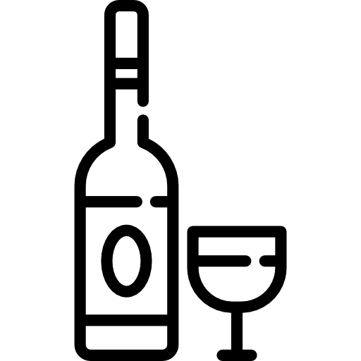 vino icono gratis