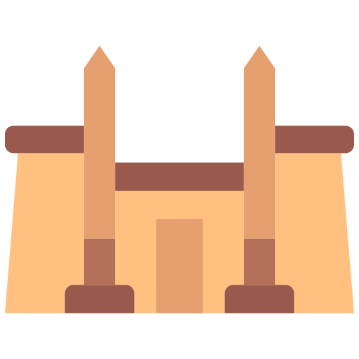 templo de luxor icono gratis