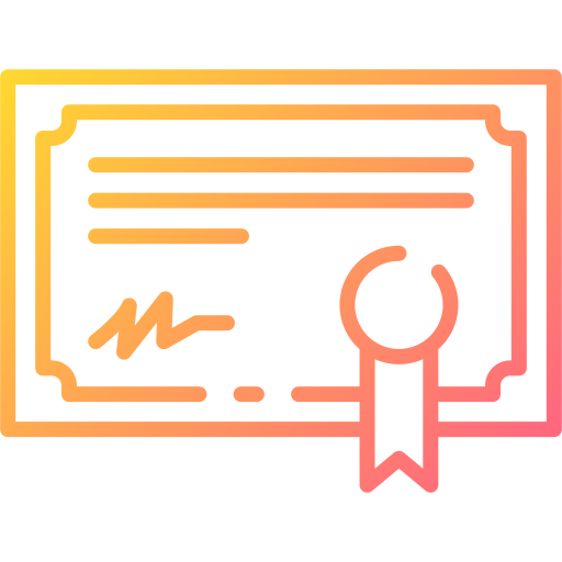 certificat Icône gratuit