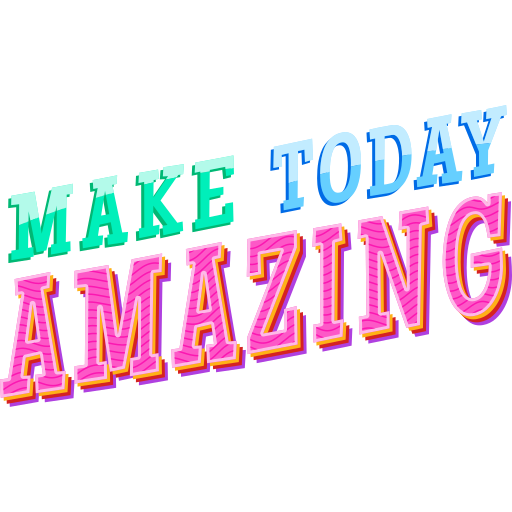 Make Today Amazing Stickers Free Communications Stickers