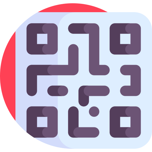 Qr code Detailed Flat Circular Flat icon