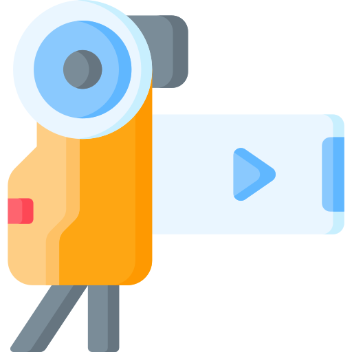 camara de video icono gratis