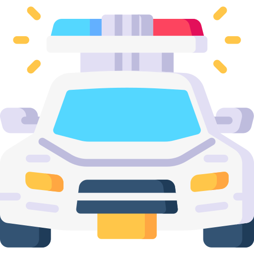 polizeiauto kostenlos Icon polizeiauto kostenlos Icon