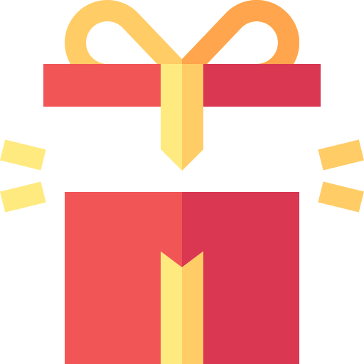 caja de regalo icono gratis