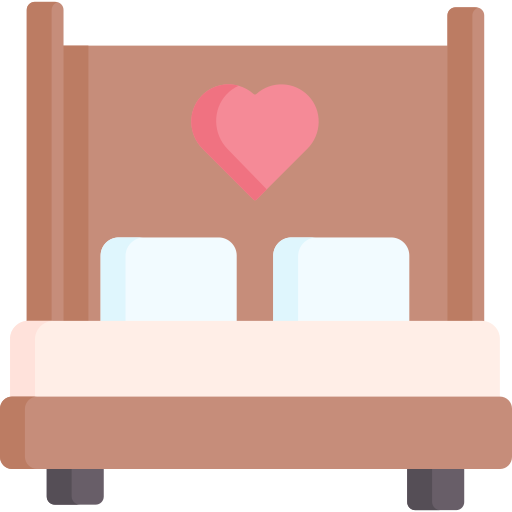 cama matrimonial icono gratis