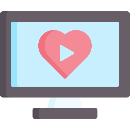 video de boda icono gratis