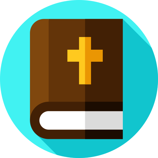 Bible Flat Circular Flat icon