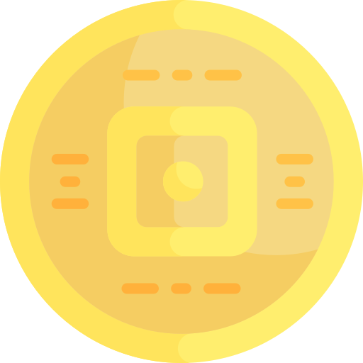 Coin Kawaii Flat Icon