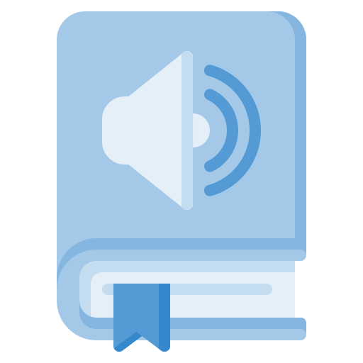 audio libro icono gratis