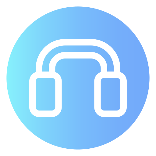 Headphone Generic Flat Gradient icon