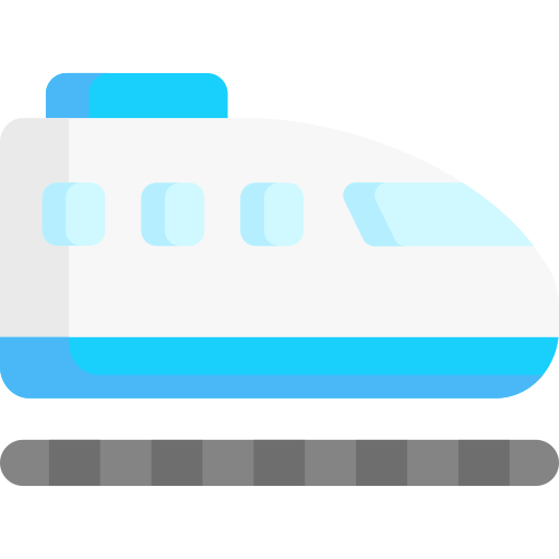 Shinkansen Kawaii Flat icon