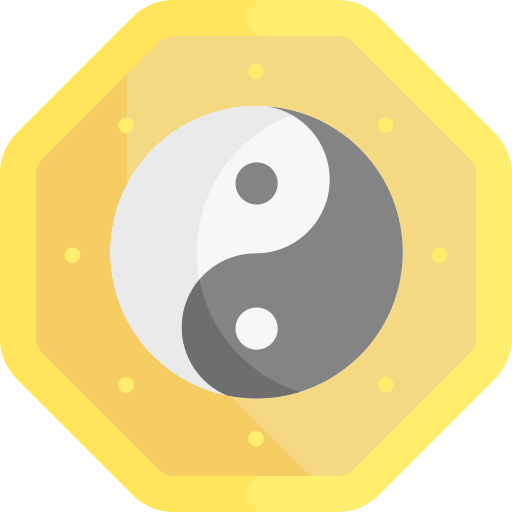 yin yang icono gratis