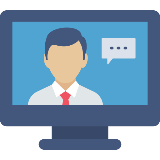 reportero de noticias icono gratis