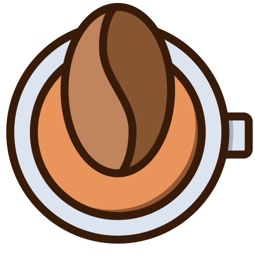 grano de café icono gratis