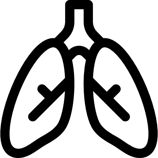 pulmones icono gratis