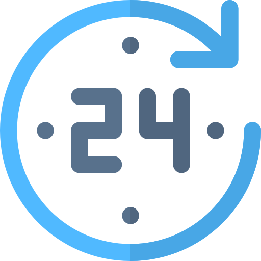 24 stunden kostenlos Icon 24 stunden kostenlos Icon
