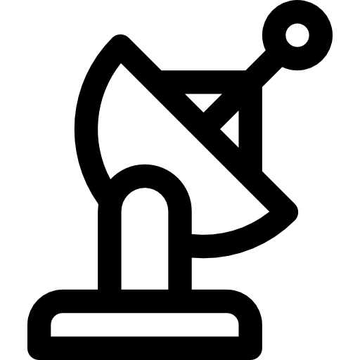 Antenna Basic Rounded Lineal icon