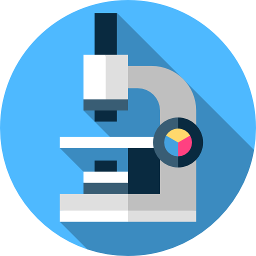 Microscope Icon On White Round Vector Button Stock Illustration - Download  Image Now - Beige, Chemistry, Chemistry Class - iStock