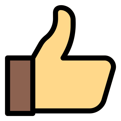 Positive vote Generic Outline Color icon