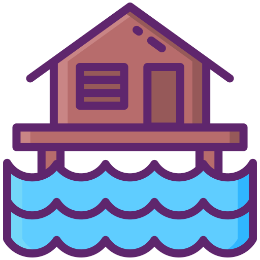 Bungalow free icon