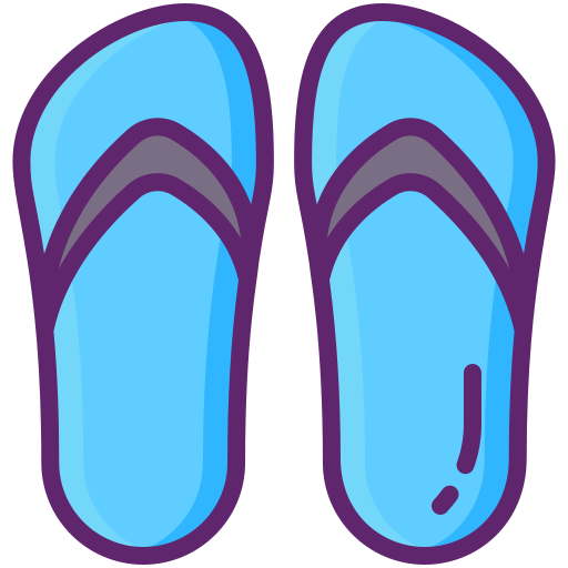 chancletas icono gratis