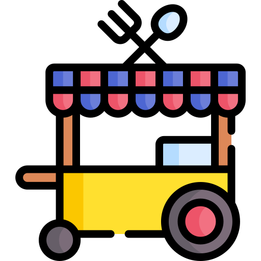 carrinho de comida grátis ícone carrinho de comida grátis ícone