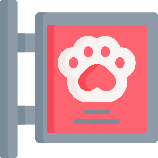 la tienda de animales icono gratis