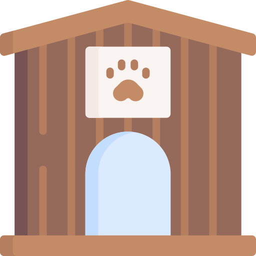 casa de perro icono gratis