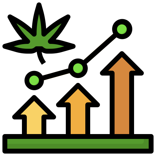 Profit Surang Lineal Color icon