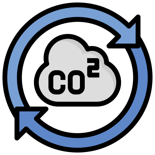 Zero emission free icon Zero emission free icon