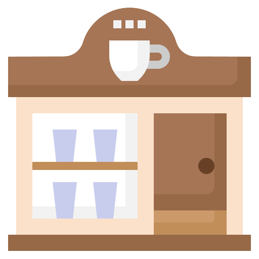Coffee shop free icon Coffee shop free icon