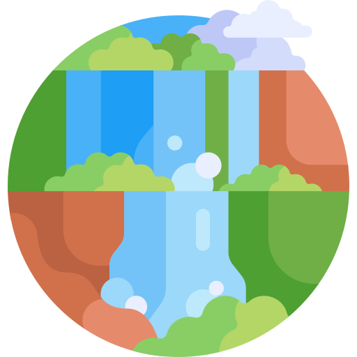 cascade Icône gratuit cascade Icône gratuit