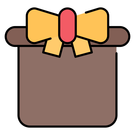 caja de regalo icono gratis