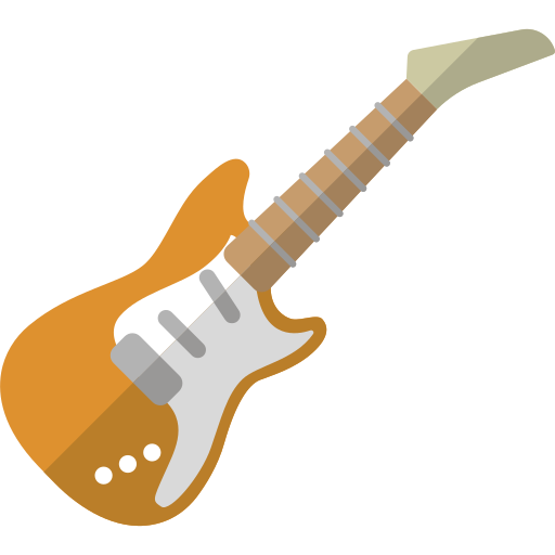 guitarra electrica icono gratis