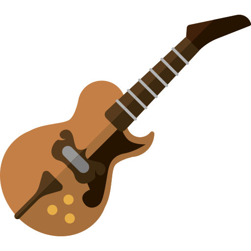 guitarra electrica icono gratis