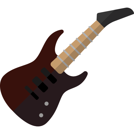 guitarra electrica icono gratis