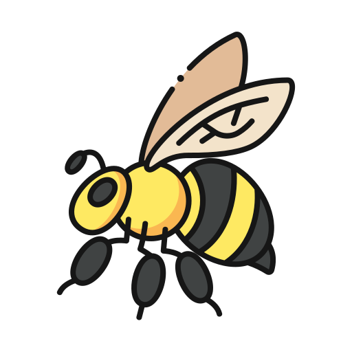 abeja icono gratis