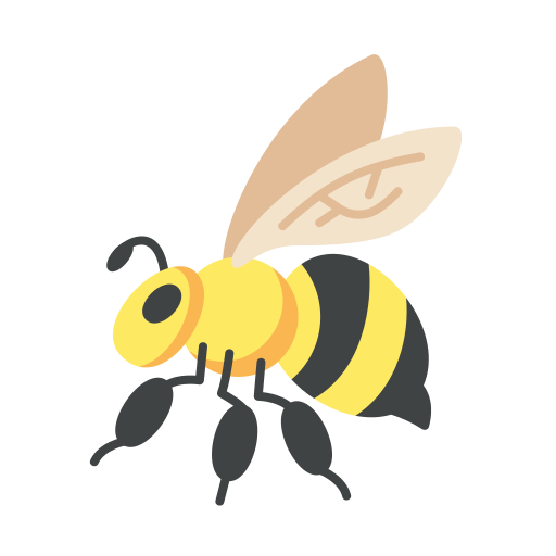 abeja icono gratis