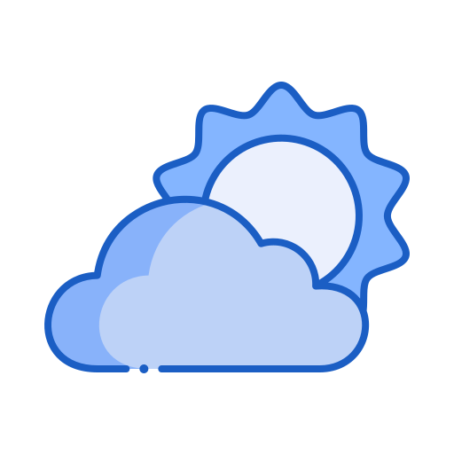 Nubes Y Sol Iconos Gratis De Clima